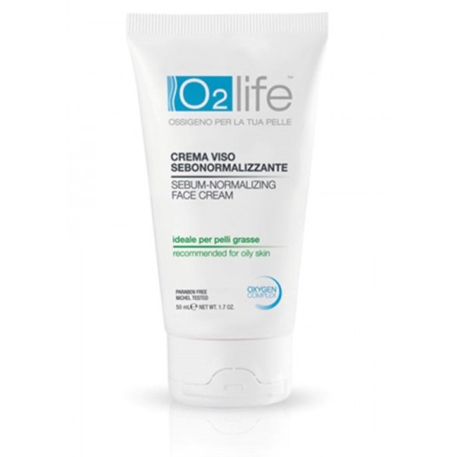 O2 Life Crema Viso Sebonormalizzante 50ml