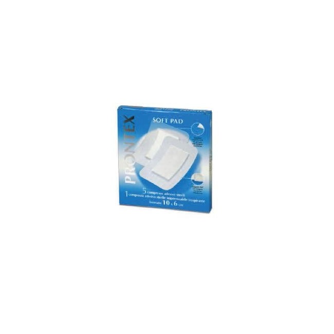 Safety Garza Compressa Soft Pad 10x6 Cm 6 Pezzi Safety Garza Compressa Soft Pad 10x6 Cm 6 Pezzi
