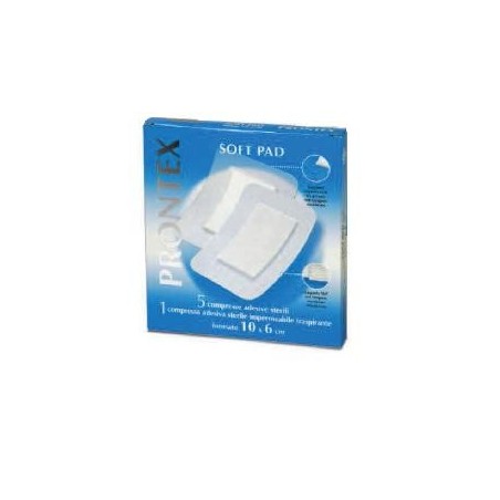 Safety Garza Compressa Soft Pad 10x6 Cm 6 Pezzi Safety Garza Compressa Soft Pad 10x6 Cm 6 Pezzi