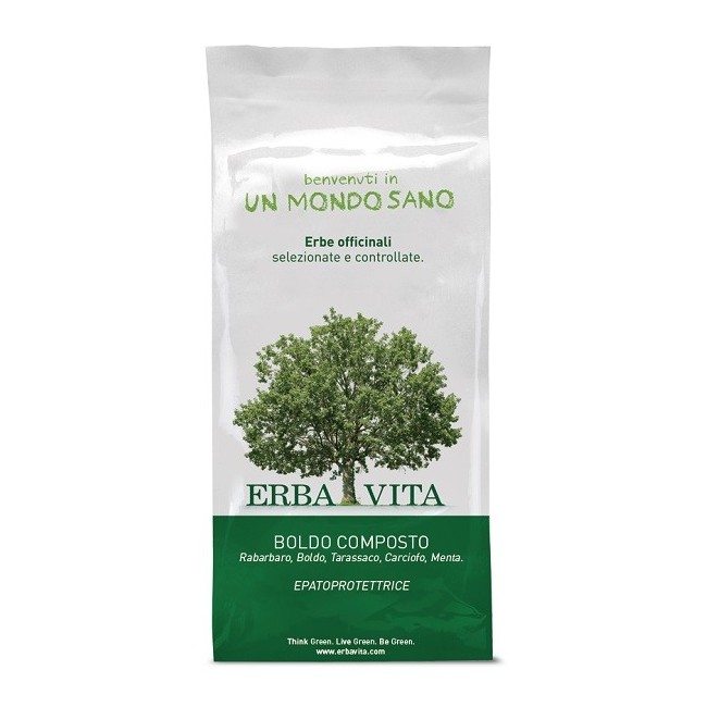 Erba Vita Italia Boldo Composto Tisane 100 G Erba Vita Italia Boldo Composto Tisane 100 G