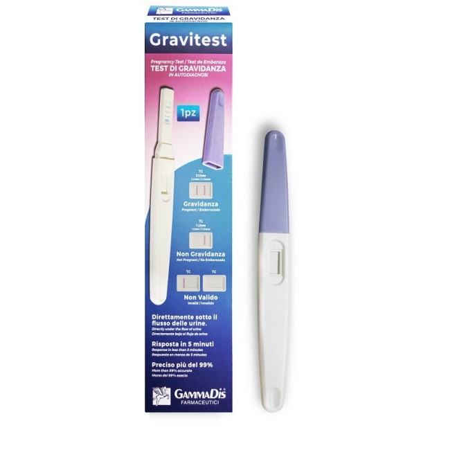 Gammadis Farmaceutici Test Gravidanza Gravitest 1 Pezzo Gammadis Farmaceutici Test Gravidanza Gravitest 1 Pezzo