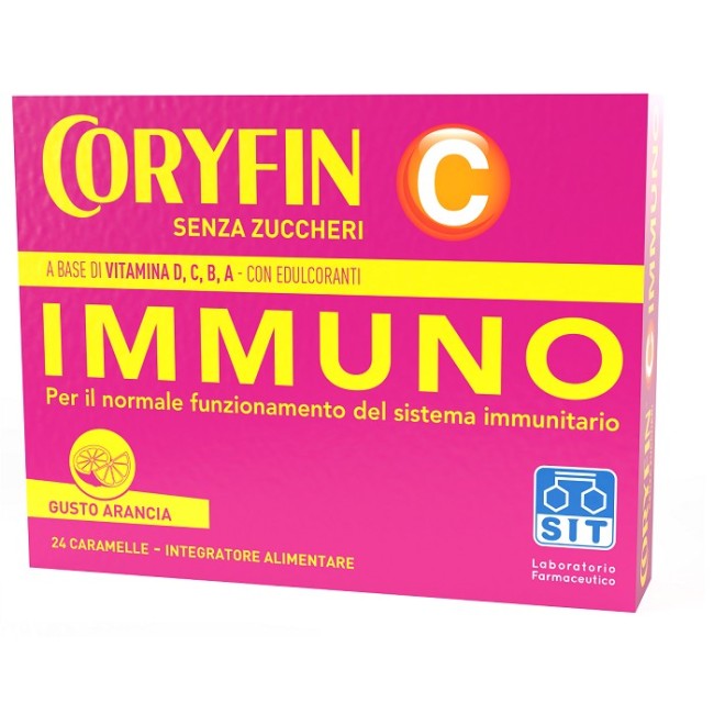 Sit Laboratorio farmaceutico Coryfin C Immuno 24 Caramelle Sit Laboratorio farmaceutico Coryfin C Immuno 24 Caramelle