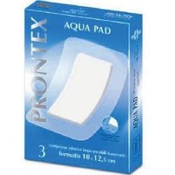 Safety Garza Compressa Prontex Aqua Pad 10x12,5 Cm 3 Pezzi