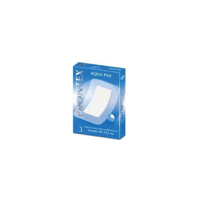 Safety Garza Compressa Prontex Aqua Pad 10x12,5 Cm 3 Pezzi