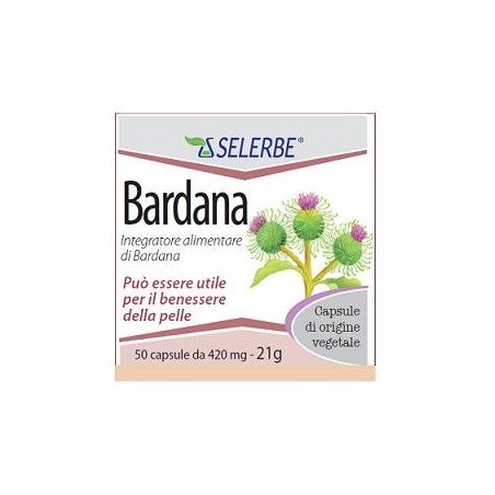 Biodue Bardana Estratto Secco Titolato 50 Capsule Biodue Bardana Estratto Secco Titolato 50 Capsule