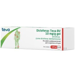 Teva B. V. Diclofenac Teva Bv 10 Mg/g Gel trattamento del dolore