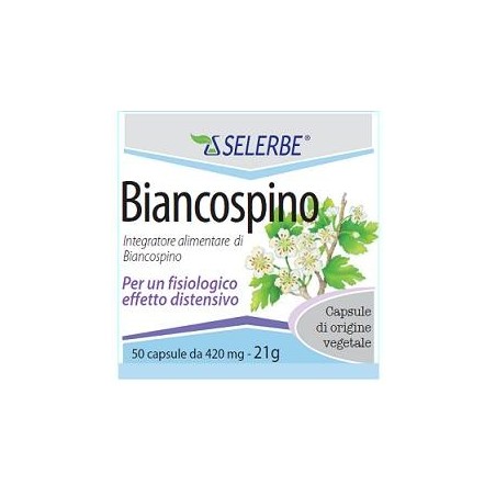 Biodue Biancospino Estratto Secco Titolato 50 Capsule Biodue Biancospino Estratto Secco Titolato 50 Capsule