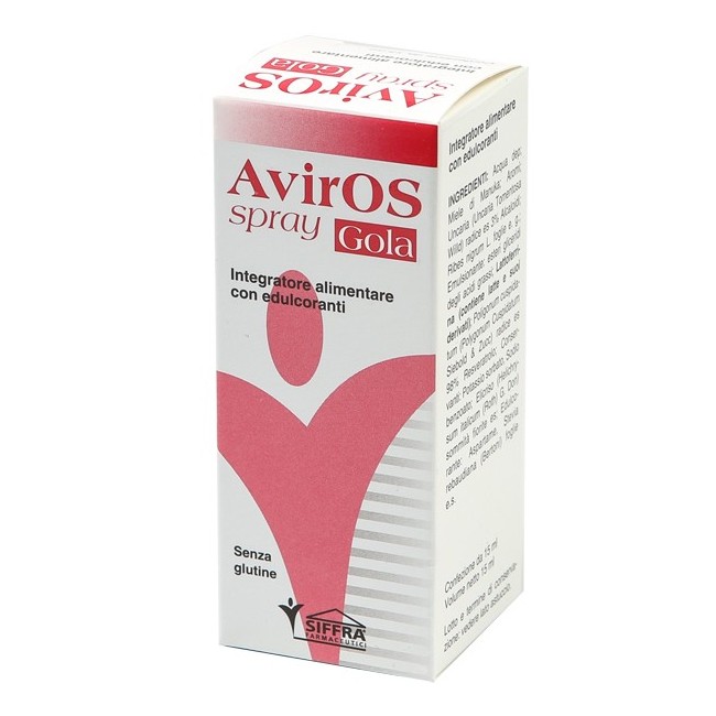 Siffra Farmaceutici Aviros Spray Gola 15 Ml Siffra Farmaceutici Aviros Spray Gola 15 Ml
