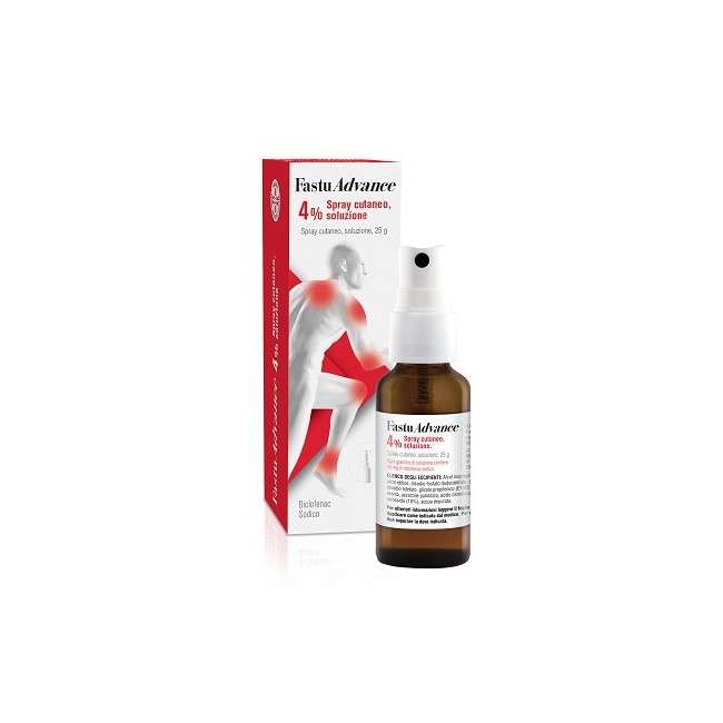 Menarini Fastuadvance 4%, Spray Cutaneo 25 grammi
