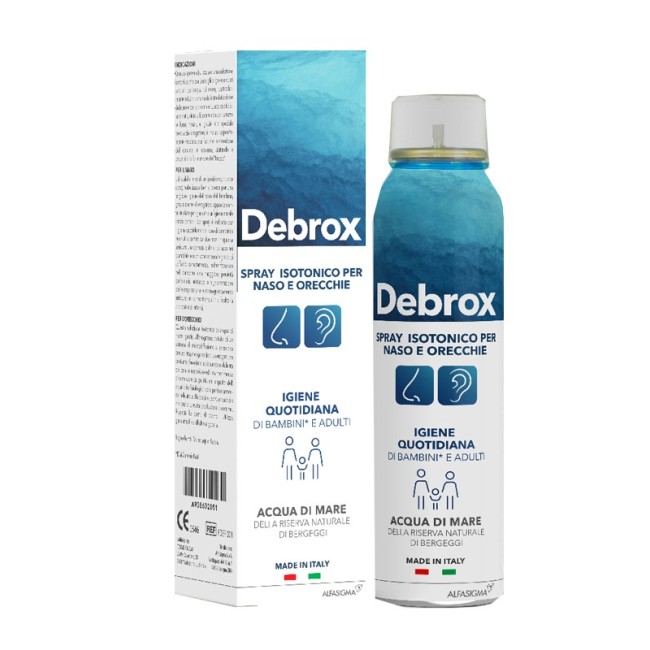 Alfasigma Debrox Spray Naso Orecchie isotonico 125ml Alfasigma Debrox Spray Naso Orecchie isotonico 125ml