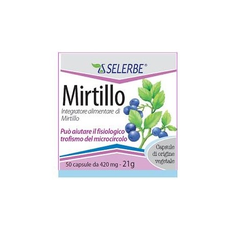 Biodue Mirtillo Estratto Secco Titolato 50 Capsule