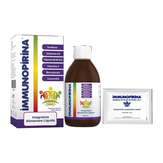 D. M. G. Italia Immunopirina 150 Ml + Bustina Da 6,5 G D. M. G. Italia Immunopirina 150 Ml + Bustina Da 6,5 G