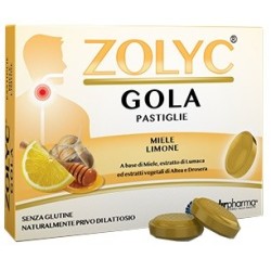 Shedir Pharma Zolyc Gola Miele e limone 36 Pastiglie