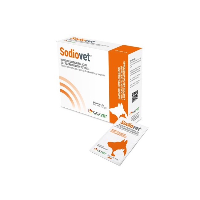 Cadivet Sodiovet 8 Bustine sali minerali per cani e gatti Cadivet Sodiovet 8 Bustine sali minerali per cani e gatti