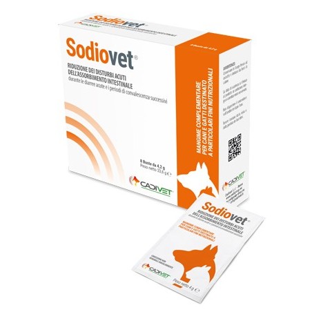 Cadivet Sodiovet 8 Bustine sali minerali per cani e gatti Cadivet Sodiovet 8 Bustine sali minerali per cani e gatti