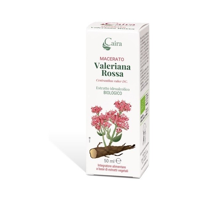 Caira Valeriana Rossa Macerato Idroalcolico Bio Gocce 50 Ml