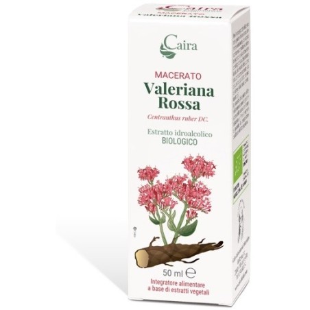 Caira Valeriana Rossa Macerato Idroalcolico Bio Gocce 50 Ml