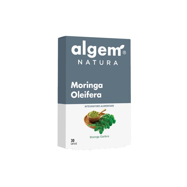 Algem Natura Moringa Oleifera integratore 30 Capsule