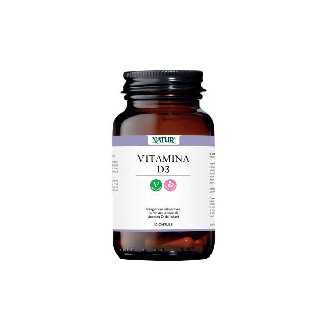Natur Vitamina D3 integratore 30 Capsule