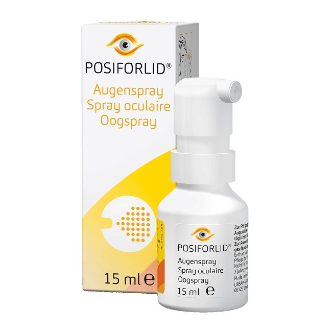Ursapharm Posiforlid Spray per le palpebre 15 Ml Ursapharm Posiforlid Spray per le palpebre 15 Ml