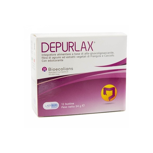 Laerbium Pharma Depurlax integratore 12 Bustine Laerbium Pharma Depurlax integratore 12 Bustine