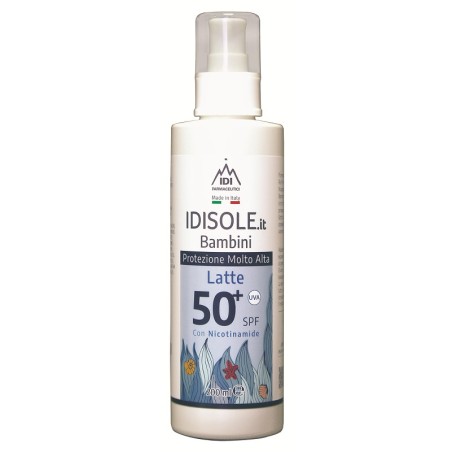 Idi Farmaceutici Idisole-it Spf50+ Bambini 200 Ml Idi Farmaceutici Idisole-it Spf50+ Bambini 200 Ml