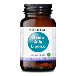 Natur Viridian Acido Alfa Lipoico 30 Capsule Vegetali