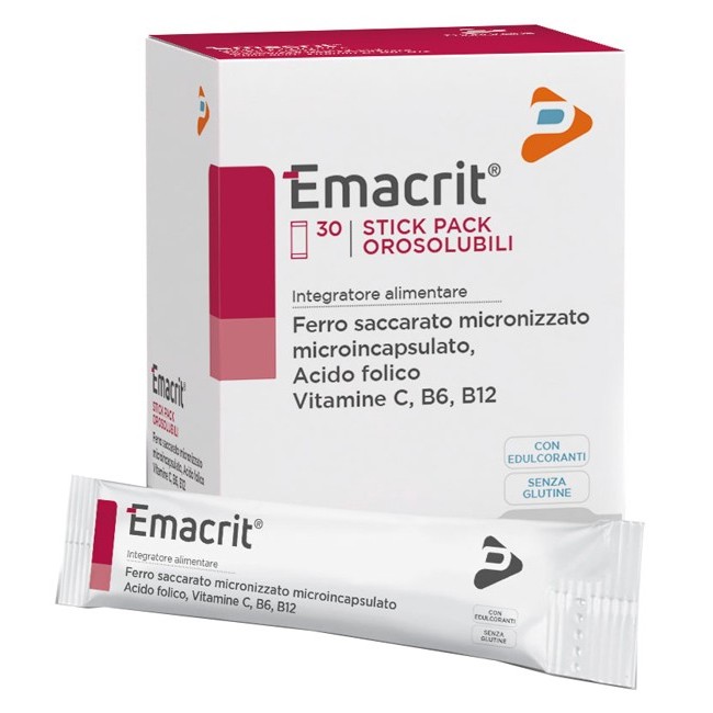 Pharma Line Emacrit Orosolubile integratore 30 Stick Pack Pharma Line Emacrit Orosolubile integratore 30 Stick Pack