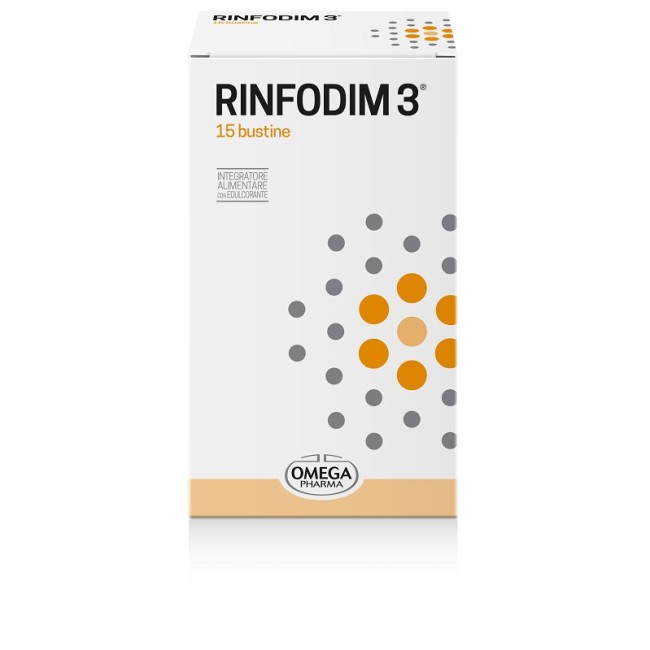 Omega Pharma Rinfodim 3 integratore 15 Bustine Omega Pharma Rinfodim 3 integratore 15 Bustine