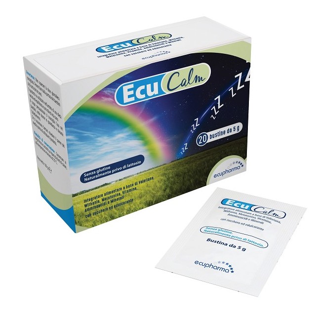 Ecupharma Ecucalm integratore 20 Bustine Da 5 G Ecupharma Ecucalm integratore 20 Bustine Da 5 G