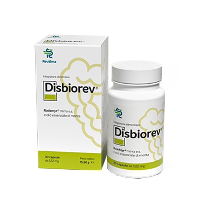 Revalma Disbiorev 30 Capsule integratore a base di mirra Revalma Disbiorev 30 Capsule integratore a base di mirra