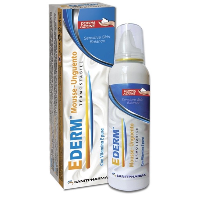 Sanitpharma Ederm Mousse riparatrice ed emolliente 100 Ml Sanitpharma Ederm Mousse riparatrice ed emolliente 100 Ml