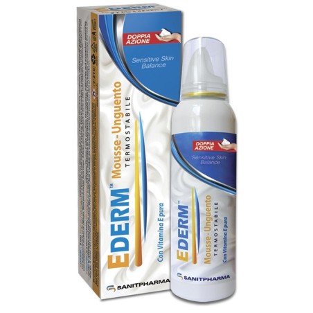 Sanitpharma Ederm Mousse riparatrice ed emolliente 100 Ml Sanitpharma Ederm Mousse riparatrice ed emolliente 100 Ml