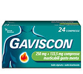 Gaviscon* 24 Compresse Alla Menta 250+133,5mg