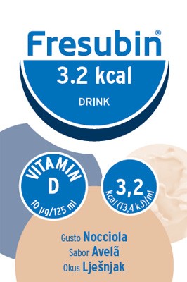 Fresenius Kabi Italia Fresubin 3,2 Kcal Drink Nocciola 4 X 125 Ml