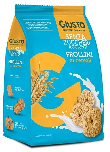 Giusto Senza Zucchero Frollini Ai Cereali 350 G