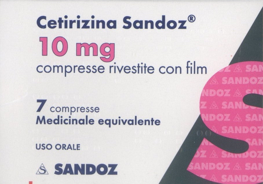 Cetirizina Sandoz 7 Compresse 10mg