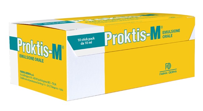Farma-derma Proktis-m Emulsione Orale 10 Stick Da 10 Ml
