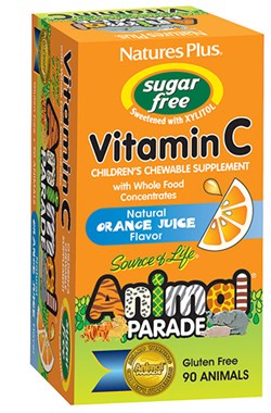 Natures plus Animal Parade Senza Zucchero Vitamina C 90 Tavolette