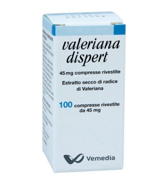 Vemedia Pharma Valeriana Dispert 45 Mg Compresse Rivestite