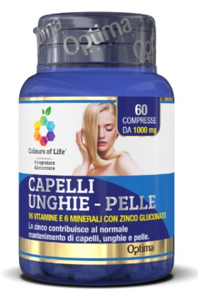 Capelli/Unghie/Pelle Con Zinco Gluconato 60 Compresse