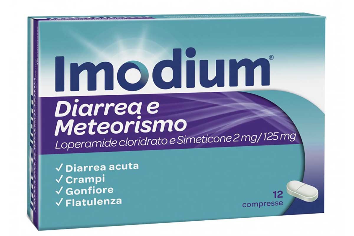Imodium diarrea e meteorismo 12 capsule
