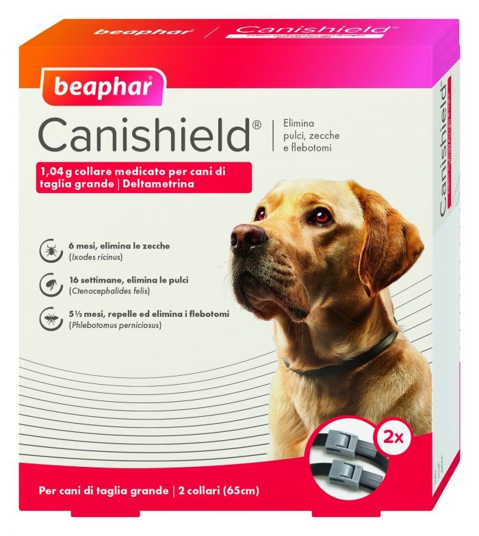 Beaphar Canishield collare grande 2 pezzi