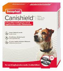 Beaphar Canishield collare cani piccoli e medi 2 pezzi