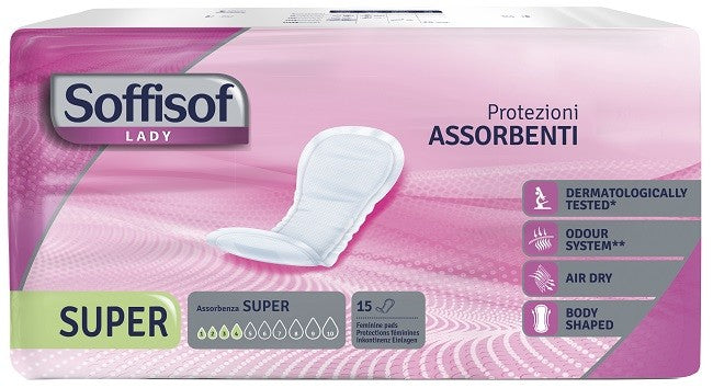 Soffisof Lady Air Dry Super 15 Pezzi