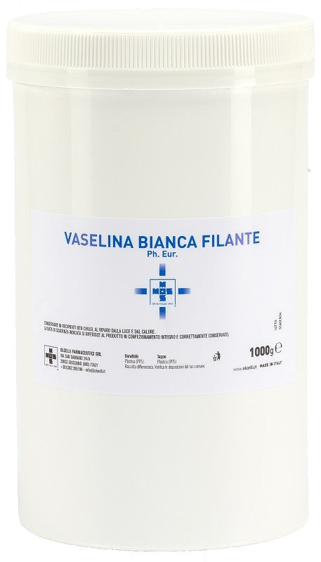 Olcelli Farmaceutici Vaselina Bianca filante Barattolo 1000 G