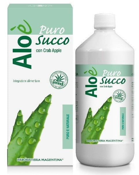 Erboristeria Magentina Aloe' Aloe Puro Succo Bio 1 Litro