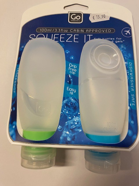 Go travel Squeezy Bottles bottigliette per trasporto liquido