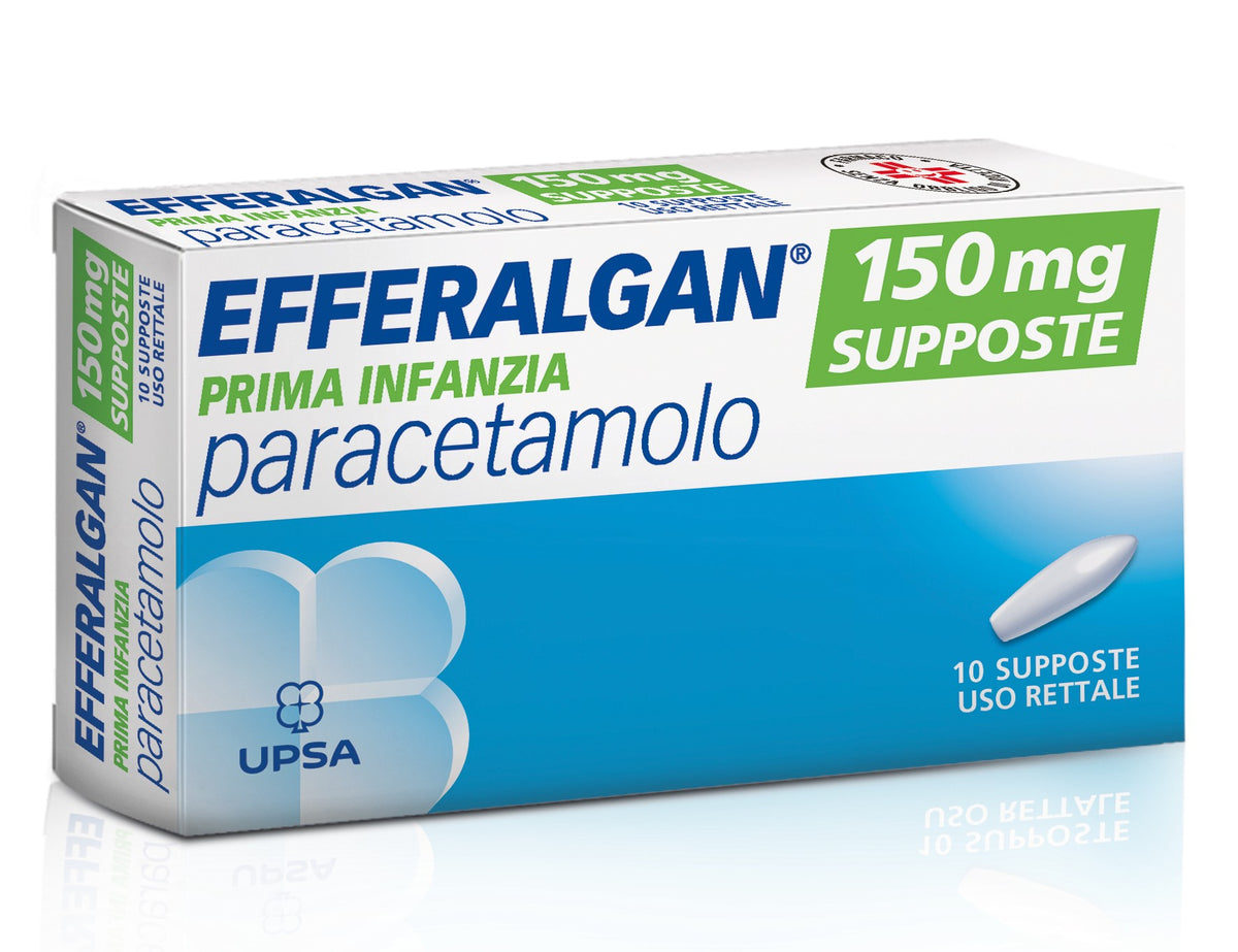 Upsa Italy Efferalgan Lattanti 10 Supposte 150 mg