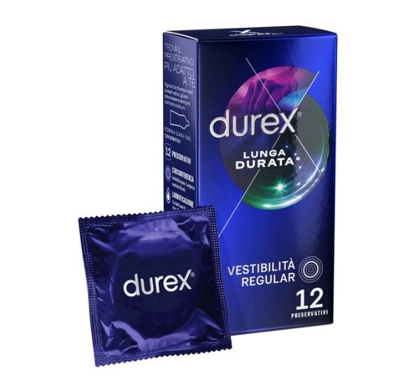 Profilattico durex lunga durata 12 pezzi